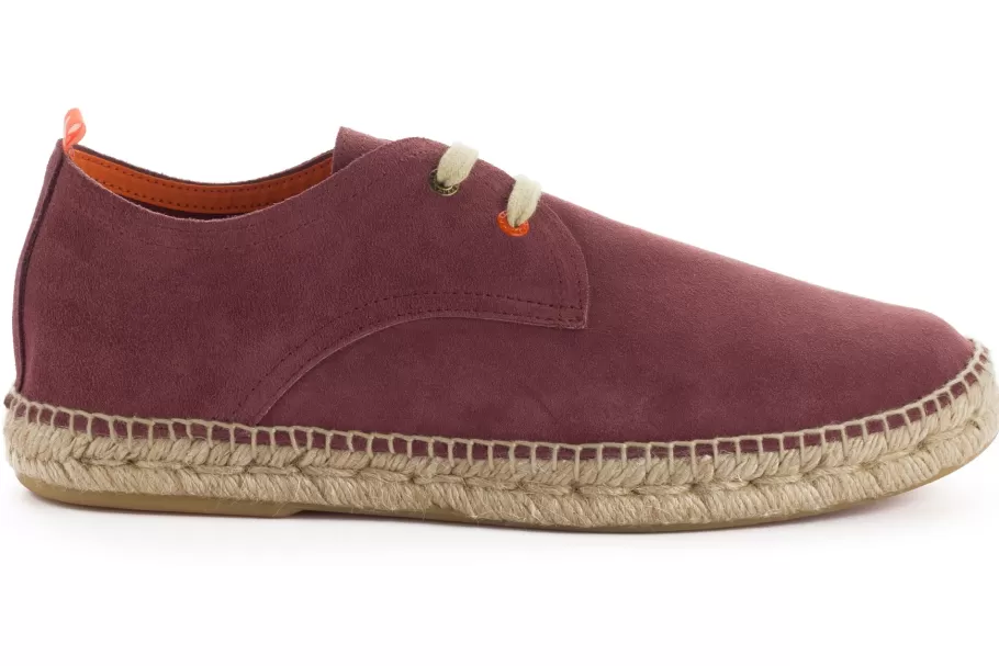 Abarca Shoes Blucher Piel Morado-Men Summer Espadrilles