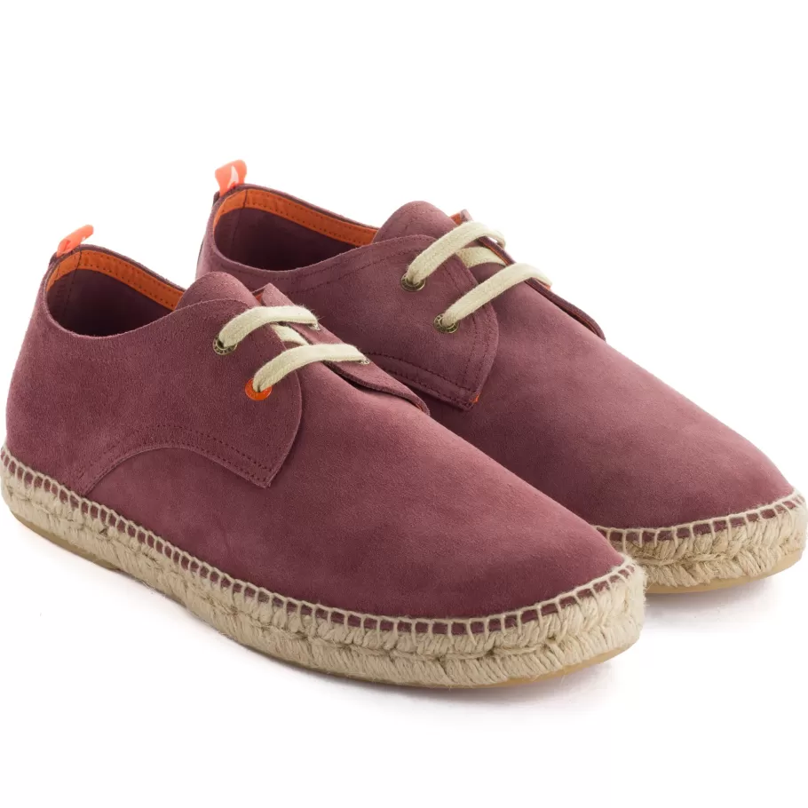 Abarca Shoes Blucher Piel Morado-Men Summer Espadrilles