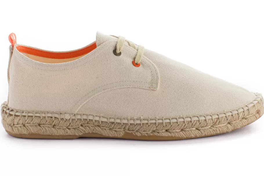 Abarca Shoes Blucher Terra Ecru-Men Summer Espadrilles