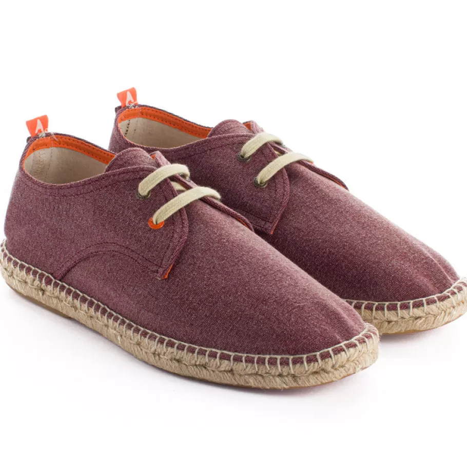 Abarca Shoes Blucher Terra Garnet-Men Summer Espadrilles