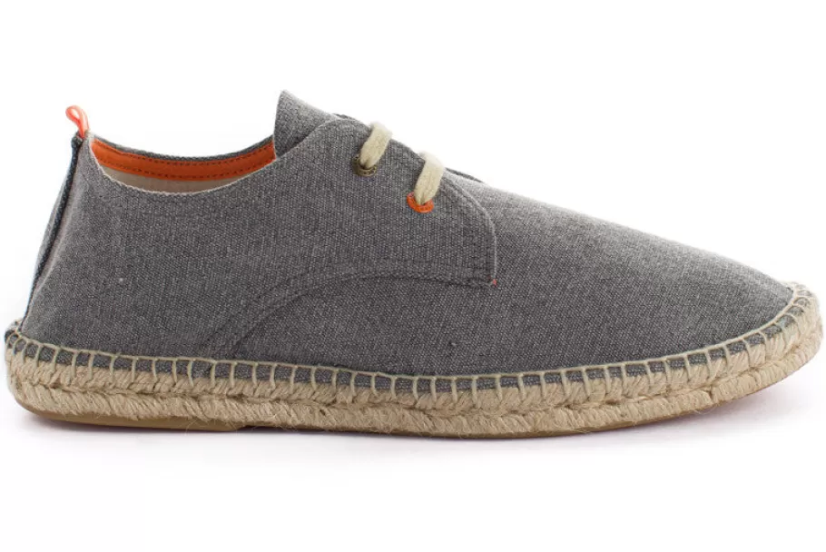 Abarca Shoes Blucher Terra Gray-Men Summer Espadrilles