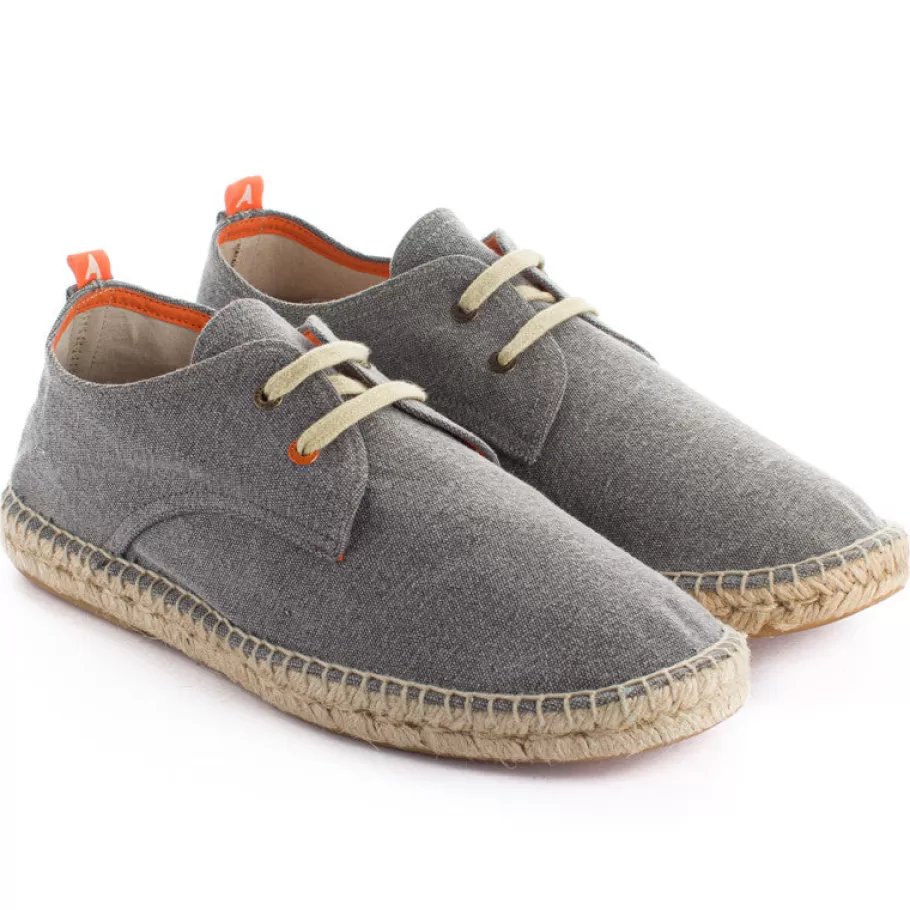 Abarca Shoes Blucher Terra Gray-Men Summer Espadrilles