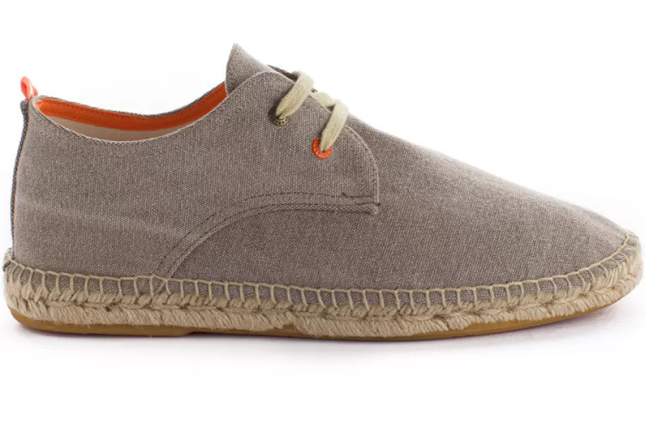 Abarca Shoes Blucher Terra Panna-Men Espadrilles With Laces