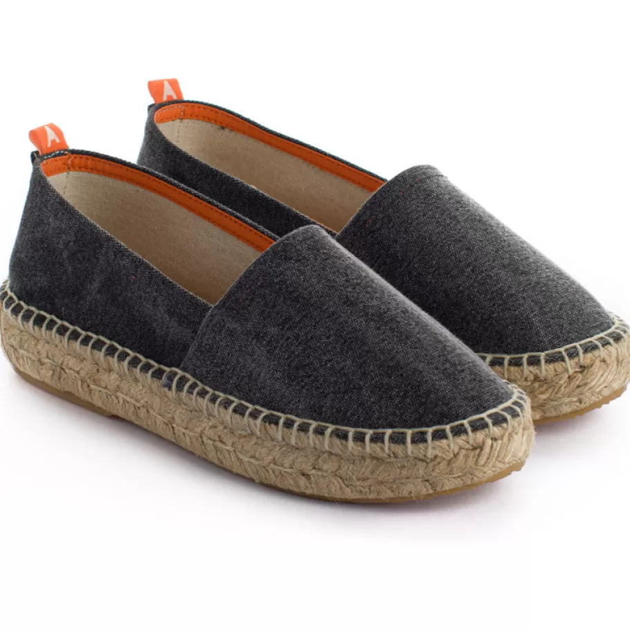 Abarca Shoes Camping Terra Black-Women Summer Espadrilles