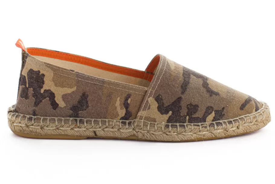 Abarca Shoes Camping Terra Camel Camouflage-Men Summer Espadrilles