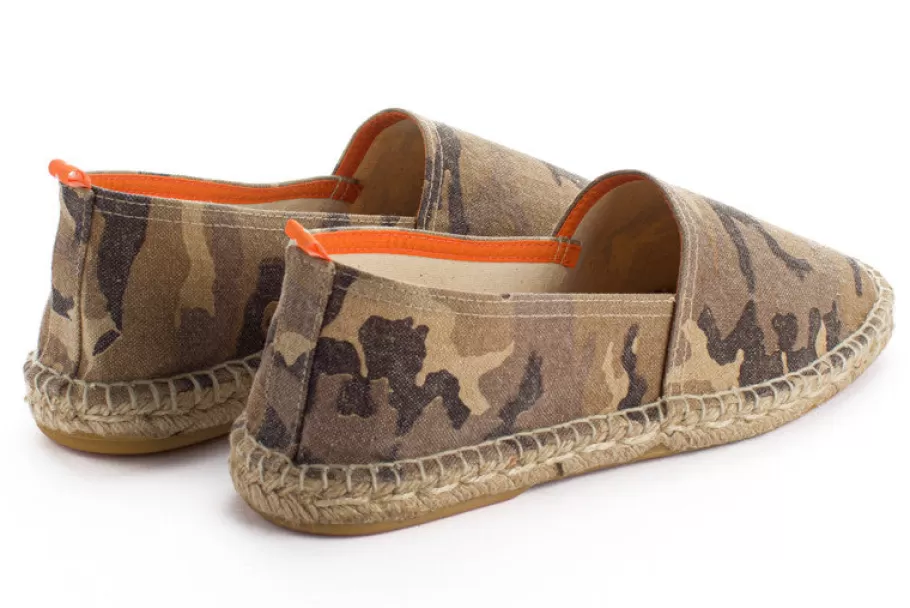 Abarca Shoes Camping Terra Camel Camouflage-Men Summer Espadrilles