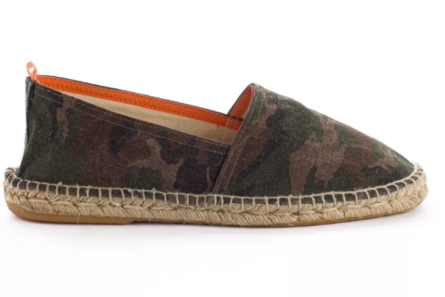 Abarca Shoes Camping Terra Green Camouflage-Men Summer Espadrilles