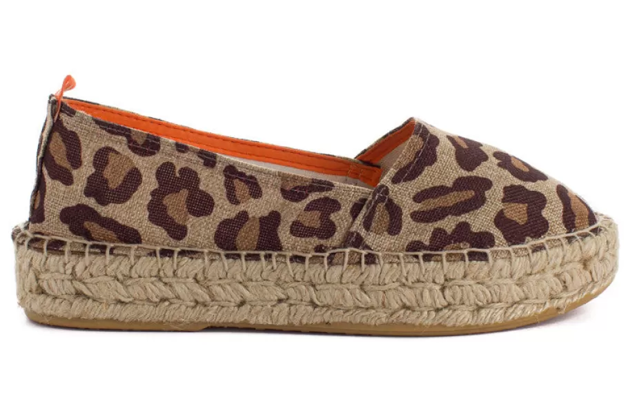 Abarca Shoes Camping Terra Leopard-Women Summer Espadrilles