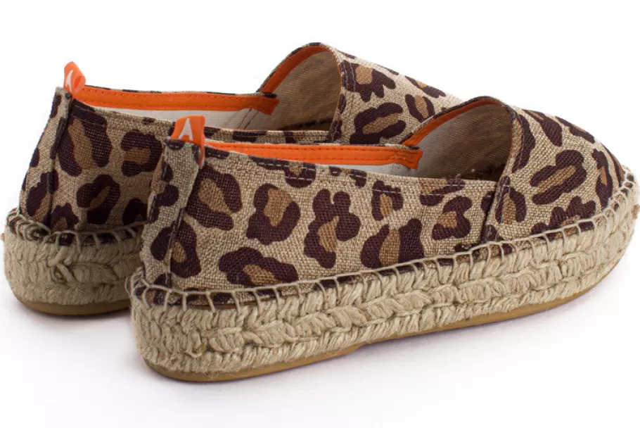 Abarca Shoes Camping Terra Leopard-Women Summer Espadrilles