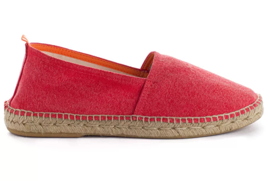 Abarca Shoes Camping Terra Red-Men Jute Espadrilles