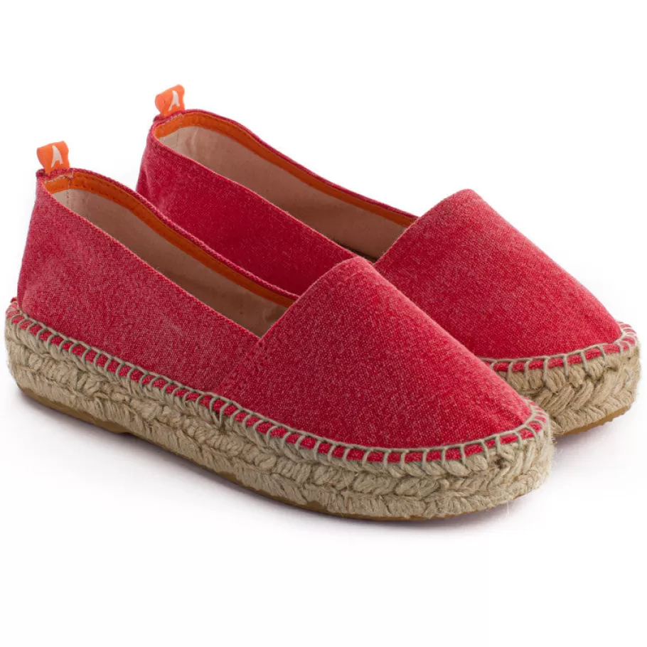 Abarca Shoes Camping Terra Red-Women Summer Espadrilles