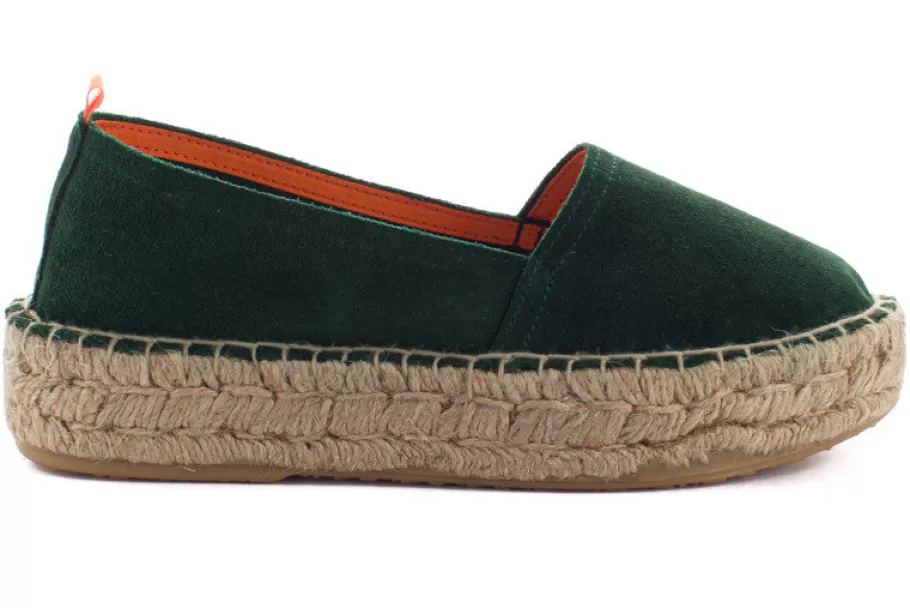 Abarca Shoes Emerald Skin Camping-Women Summer Espadrilles