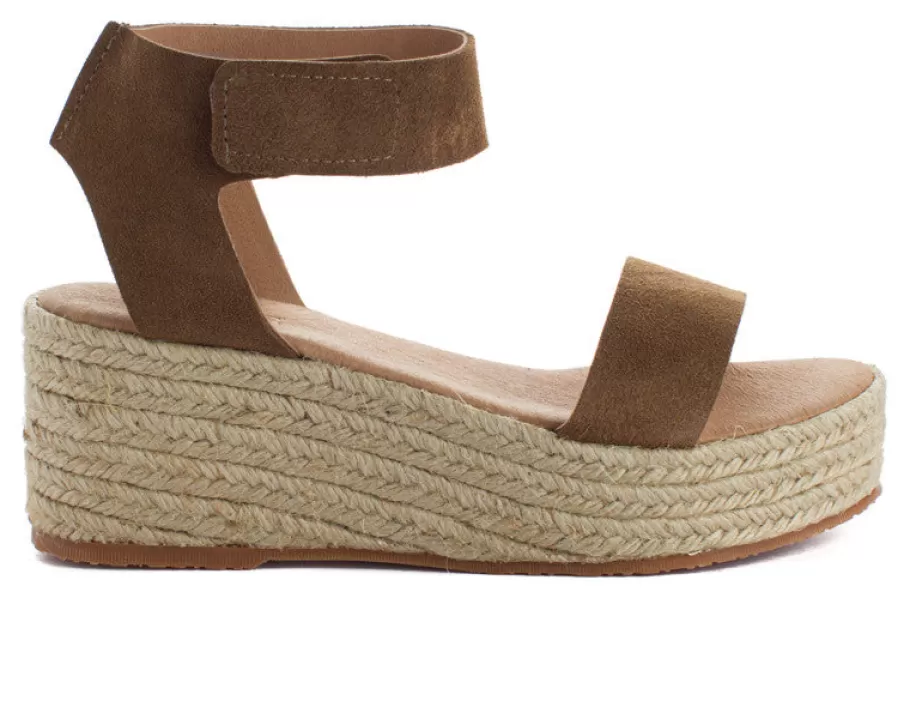 Abarca Shoes Leather Wedge Espadrilles Mallorca Tierra-Women Espadrilles With Wedges