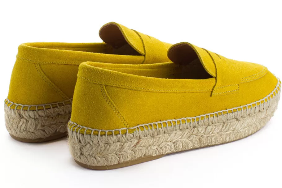 Abarca Shoes Lemon Leather Moccasin 663-Women Moccasin Espadrille