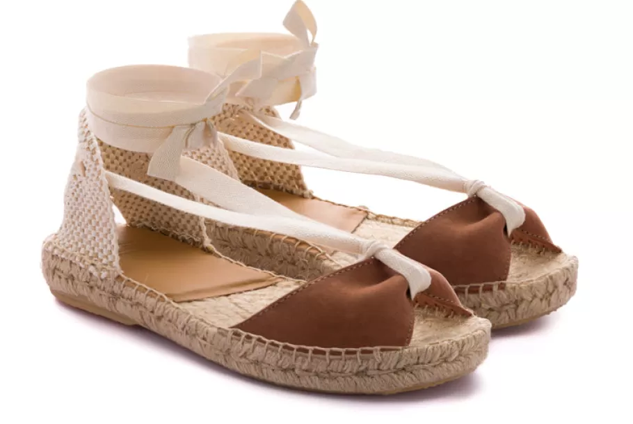 Abarca Shoes Menorquinas Cinta Nobuck Brandy-Women Summer Espadrilles