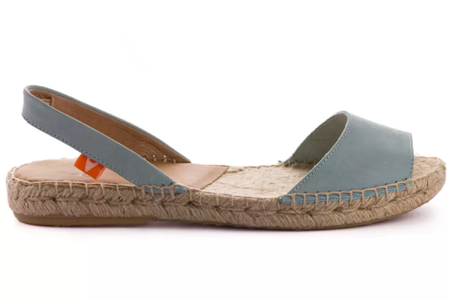 Abarca Shoes Menorquinas Nobuck Celeste-Women Summer Espadrilles