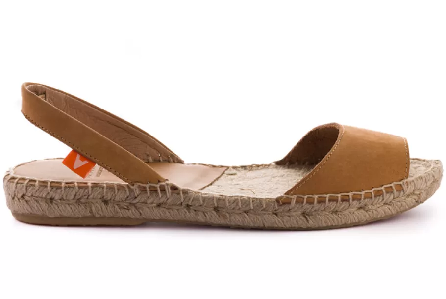 Abarca Shoes Menorquinas Nobuck Nuez-Women Summer Espadrilles