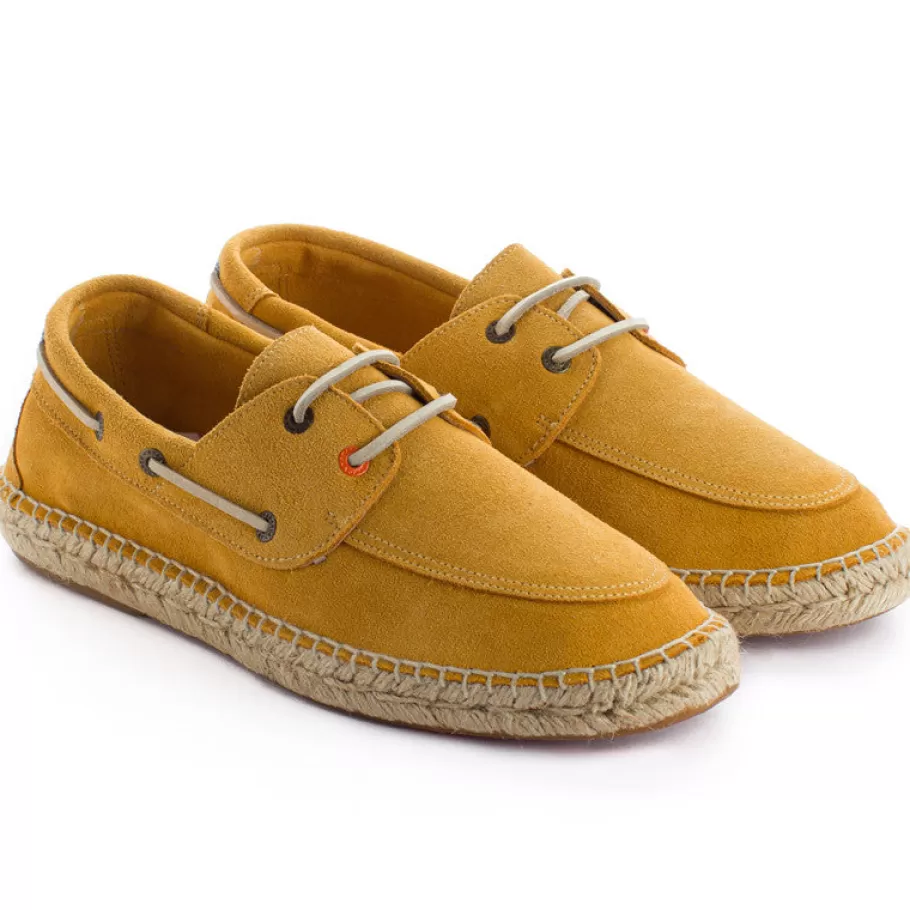 Abarca Shoes Nautical Leather Albero-Men Summer Espadrilles