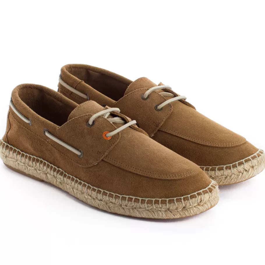 Abarca Shoes Nautical Leather Earth-Men Nautical Espadrilles