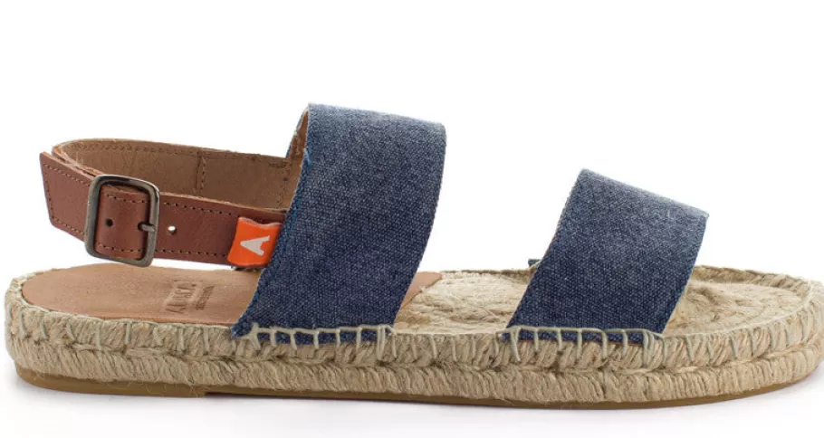 Abarca Shoes Pascale Domine Marino Jute Sandals-Women Summer Espadrilles