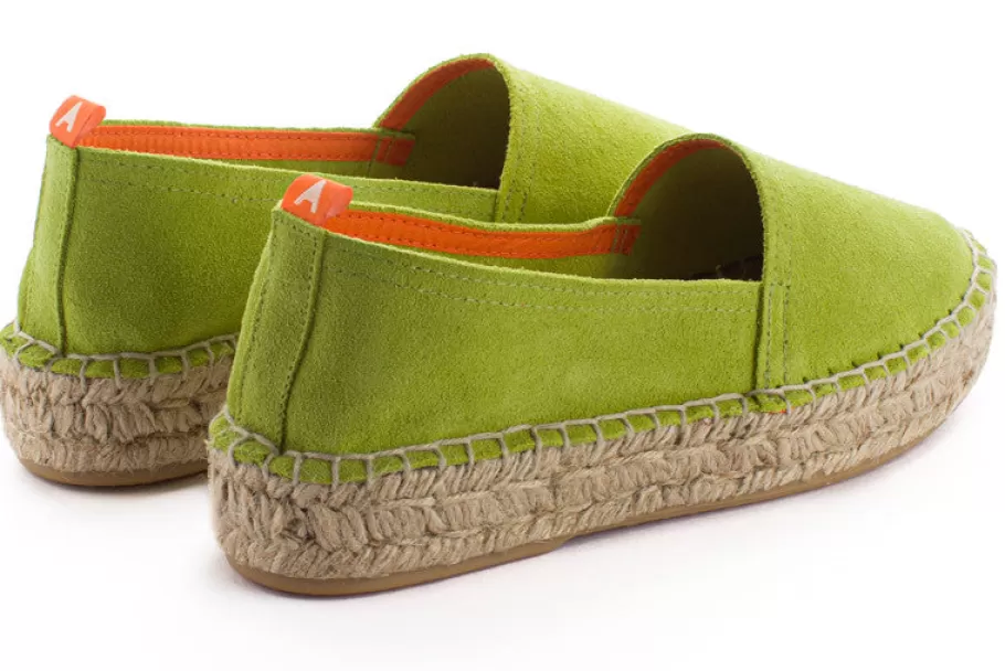 Abarca Shoes Pistachio Skin Camping-Women Summer Espadrilles