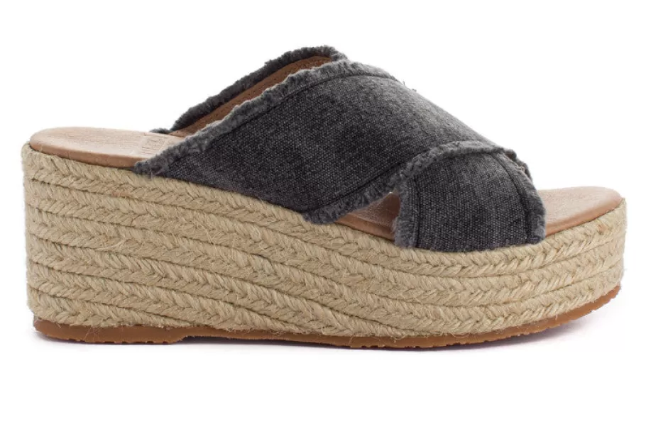 Abarca Shoes Rodos Black Wedge Espadrilles-Women Espadrilles With Wedges