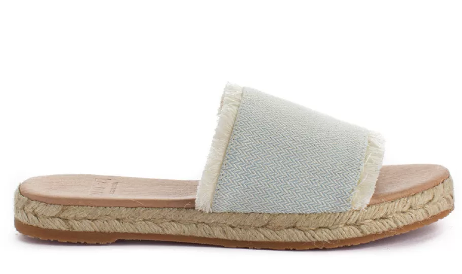 Abarca Shoes Santorini Unisex Light Blue Jute Sandals-Women Jute Sandals