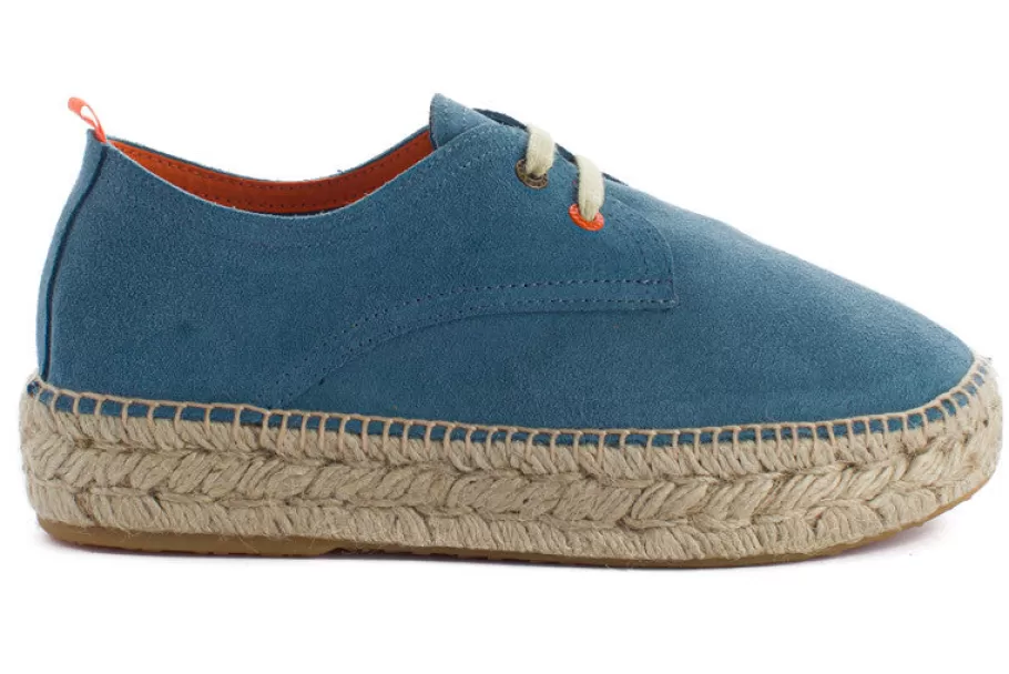 Abarca Shoes Sky Skin Blucher-Women Espadrilles With Laces