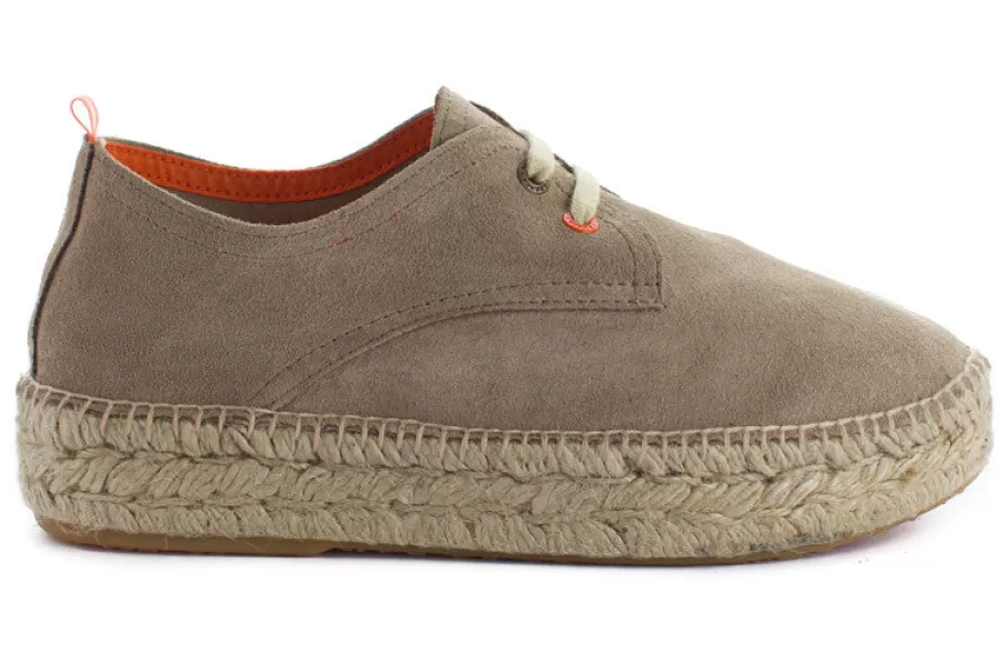 Abarca Shoes Stone Skin Blucher-Women Espadrilles With Laces