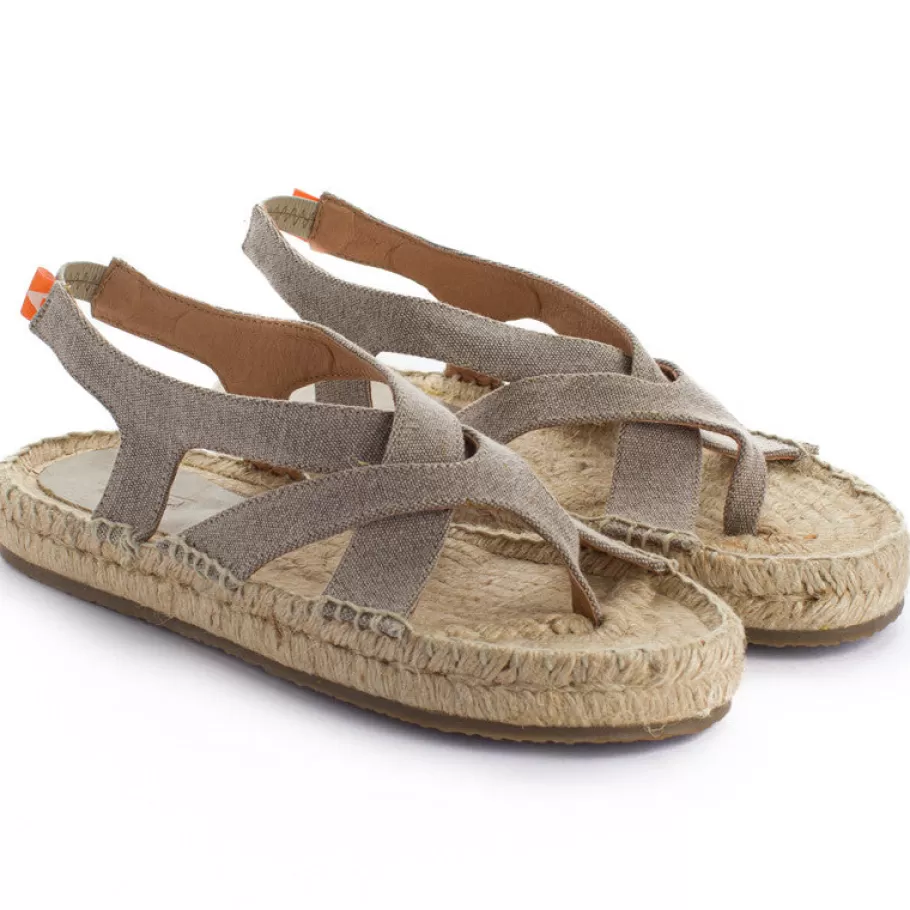 Abarca Shoes Terra Formentera Panna Sandal-Women Jute Sandals